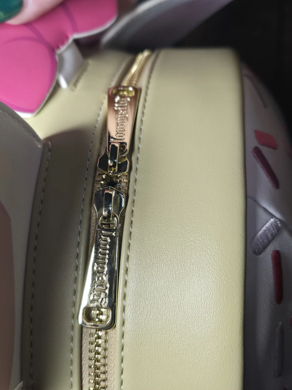 Whimsical Pink Cupcake Novelty Crossbody Bag